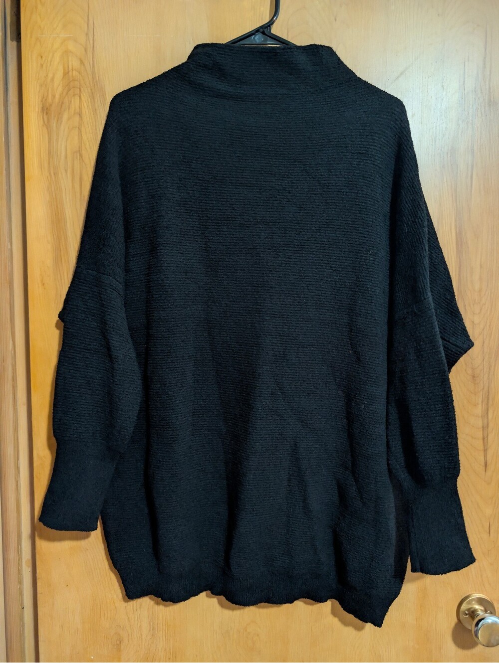 Dex Black Oversized Knit Sweater Size 1X
